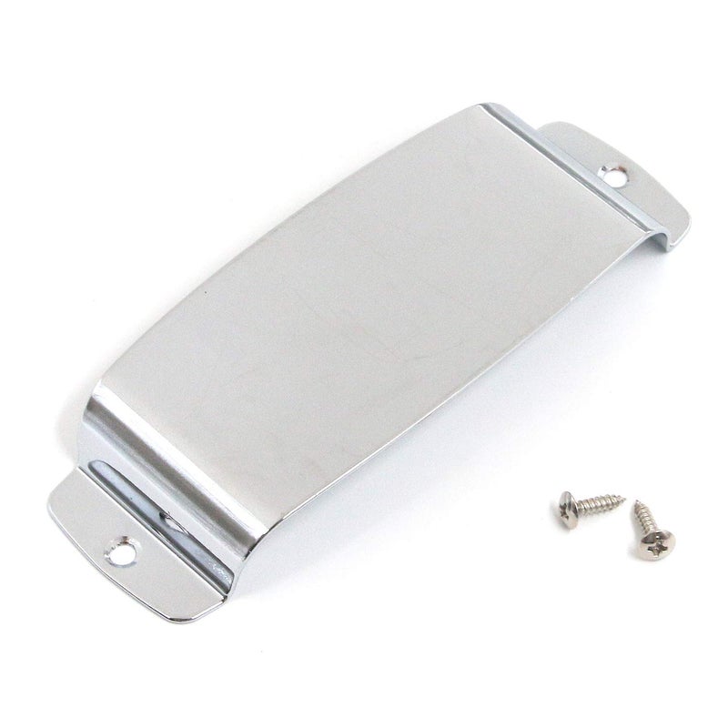 FarBoat Pickup Cover Replacement Part with Screws for Jazz Bass Guitar(Silver) - Image 1